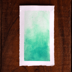 Cobalt Mint Green Watercolour Paint | Half Pan