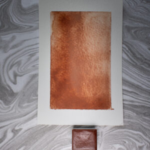 Warm Ochre Watercolour Paint | Half Pan